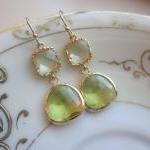 Peridot Earrings Green Citr..