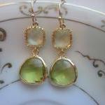 Peridot Earrings Green Citr..