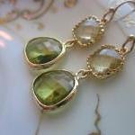 Peridot Earrings Green Citr..