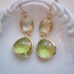 Peridot Earrings Green Citr..