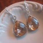 Champagne Earrings Peach S..