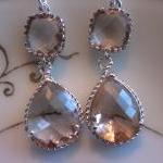 Champagne Earrings Peach Si..